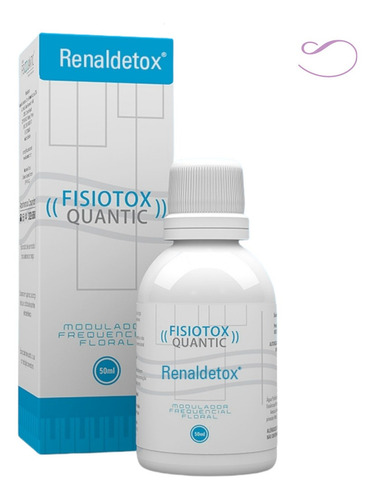 Renaldetox Gotas Sublingual 50ml Fisioquântic Linha Fisiotox Sabor Sem Sabor