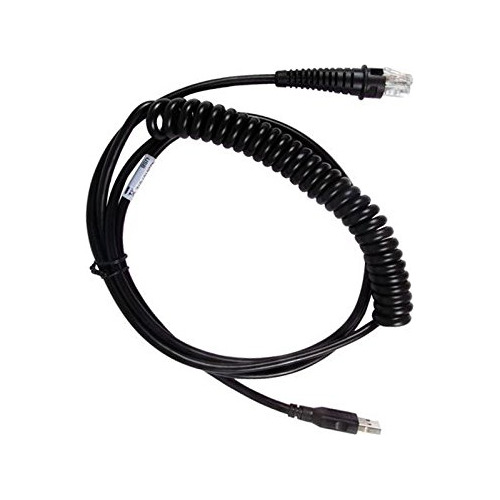 Cable Usb Espiral 9.8 Ft Para Escaner Codigo Barra Honeywell