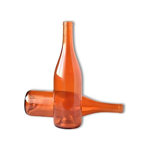 Botellas Vacías De Vino De Color Naranja (paquete De 2) Dec