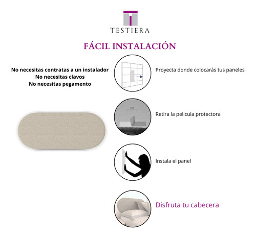 Cabecera Individual Fija Testiera Mod. Capsula