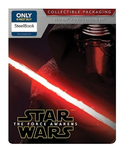 Star Wars Episodio 7 El Despertar Fuerza Steelbook Blu-ray