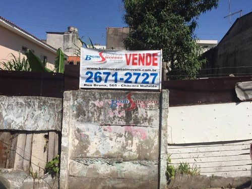 Terreno À Venda, 250 M² Por R$ 350.000,00 - Jardim Vila Formosa - São Paulo/sp - Te0331