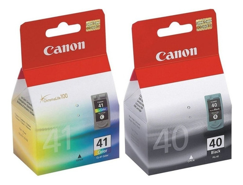 Cartuchos Canon Originales 40 41 Armados Recargables Ip Mp 