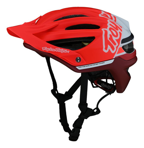 Casco De Ciclismo Troy Lee Designs A2 Mips A2 Mips Helmet Silhouette Red No Aplica Rojo Xl/2x