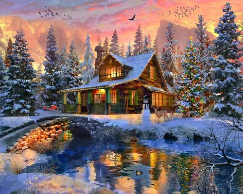 Vermont Christmas Company Hope Cove Puzzle – 1000 Teile Puzzle Für Erwachsene, 66x48 Cm