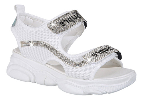 Sandalias Deportivas Casuales Con Velcro Para Mujer