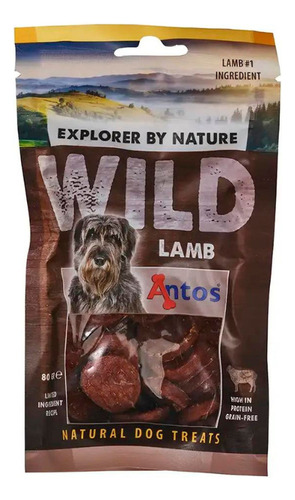 Snack Para Perro Antos Wild Lamb Sachet 80gr