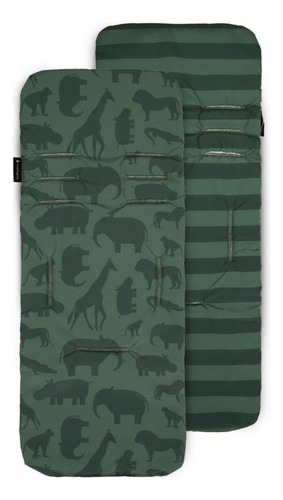 Masterbag colchonete protetor de carrinho desenho safari verde