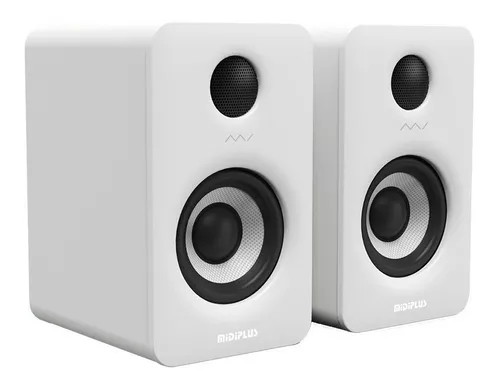 Monitores Estudio Activos Midiplus Mi3 Bluetooth Blanco Par