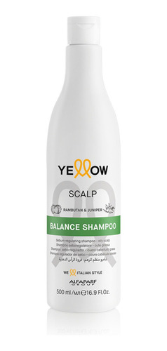 Shampoo Para Cabelos Oleosos Yellow Scalp Balance 500ml