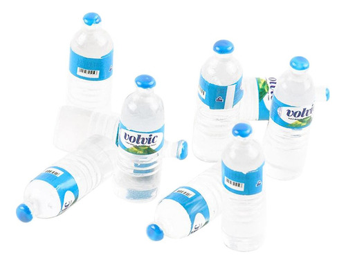 10pcs Mini Botellas De Agua De Resina Miniatura Casa Hadas J