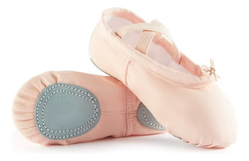 Tiejian Zapatos De Ballet De Lona Para Niñas, Zapatillas D.