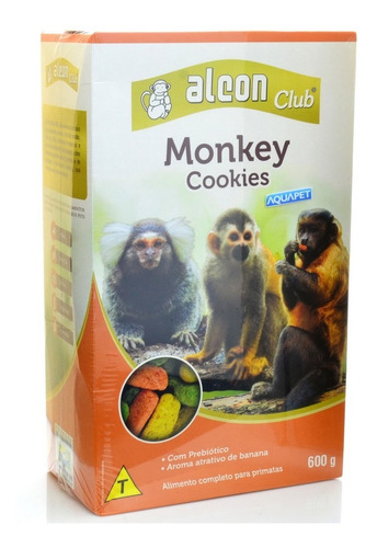 Ração Para Primatas 600g Monkey Cookies Alcon Club
