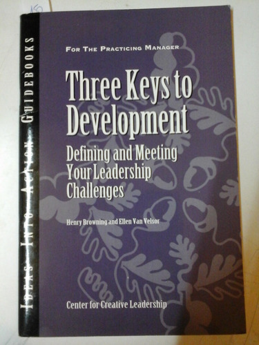 * Three Keys To Development - H. Browning - Van Velsor- L1 