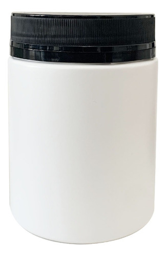 Pote Para Cápsulas 1000ml Com Tampa Rosca Lacre(20 Unidades) Sabor Preto