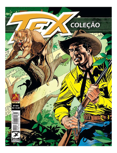 Tex: Springfield Calibre 58, De Claudio Nizzi. Tex Coleção, Vol. 494. Editorial Mythos, Tapa Mole, Edición 494 En Português, 2013