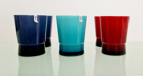 Imagen 1 de 5 de Vasos Cortos Tricolor. De Melamina. Excelente Calidad