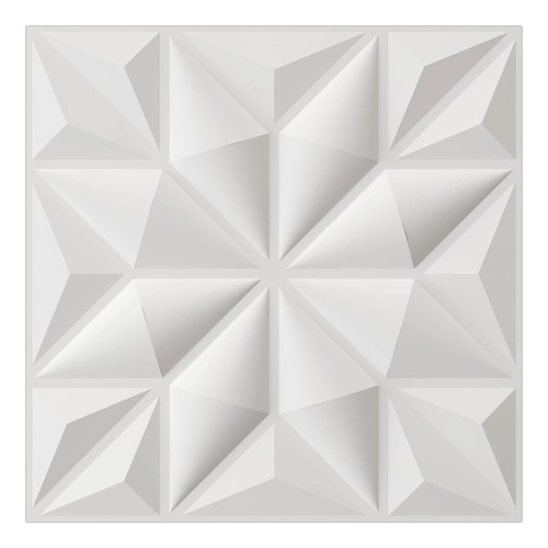 Paneles De Pared 3d De Pvc De Diamante Blanco De Art3d