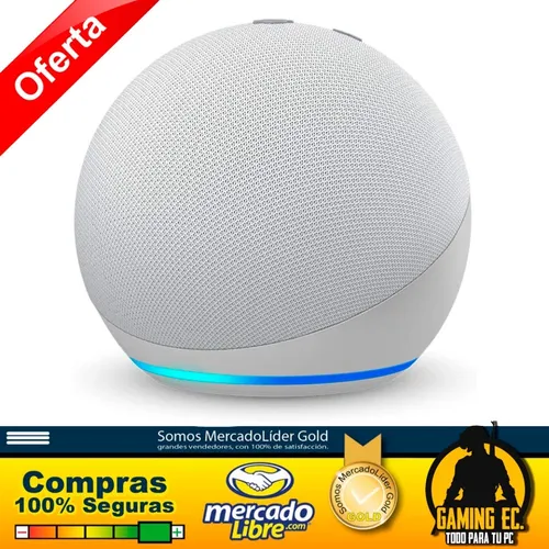 Echo Dot 4 Generaci n Dise ado Con Alexa Blanco Env o gratis