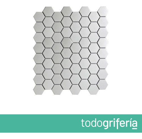 Malla Cerámica Piú Hexa 4x4 Banco 26x30 Cm