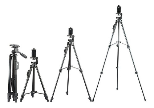 Imagen 4 de 6 de Trípode Soporte 1,25m Celular Camara Control Inalambrico