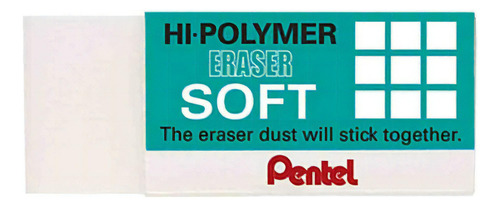 Borracha Profissional Pentel Hi-polymer Soft Pequena