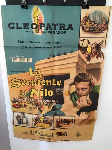 Afiche De Cine Original Original - La Serpiente Del Nilo