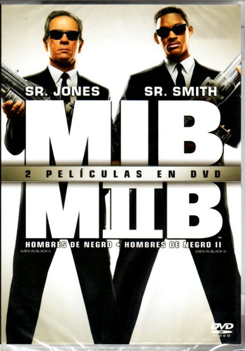 Hombres De Negro 1 & 2 / Dvd Doble Original Nuevo Sellado