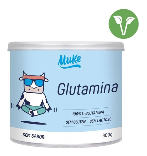 Glutamina Zero Glúten S/ Lactose Sem Sabor 300g Muke Mais Mu