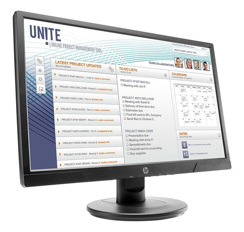 Monitor Hp V214a 20.7 Hdmi Vga Full Hd 1080p Parlante 60hz