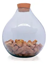 Comprar Garrafão De Vidro Bojudo Porta Rolha Artesanal Decoração 11l