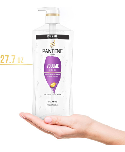 ChampĂș Pantene, Paquete Doble Con Tratamiento Capilar, Volum
