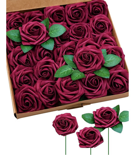 Pack 25 Unid Rosas De Jabón Para Decoraciones
