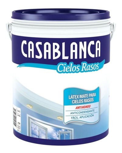 Casablanca Cielorraso | Látex Blanco Mate | 10lt