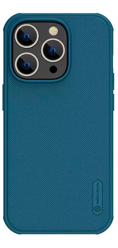 Case Nillkin Super Frosted Para iPhone 14 Pro Max - Azul