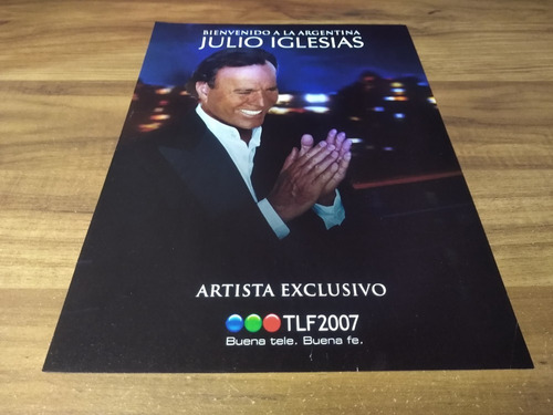(ph264) Julio Iglesias * Publicidad Telefe