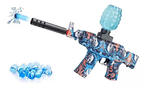 Arminha Bolinha Gel Automática Arma Brinquedo Rifle Elétrico