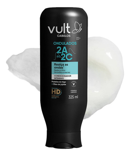 Kit Shampoo E Condicionador Cabelos Ondulados 2a 2b 2c Vult