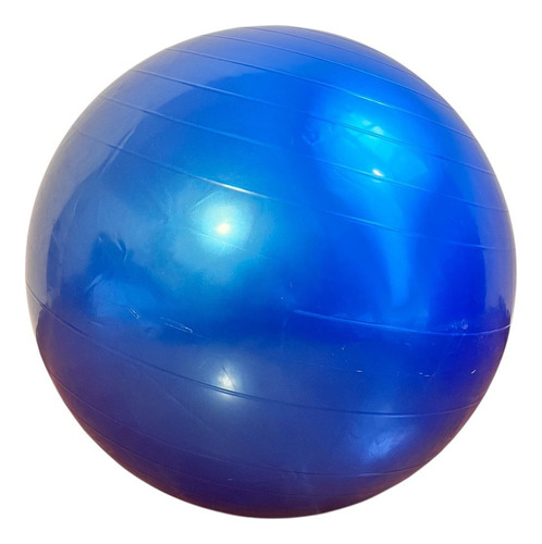 Pelota 55 Cm + Inflador Yoga Pilates Sensorial Esferodinamia Azul