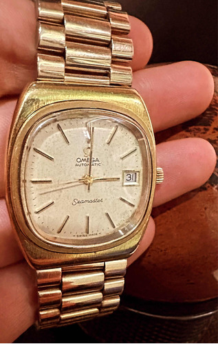 Reloj Omega Seamaster Automatic Gold Plated 18k, Swiss Made