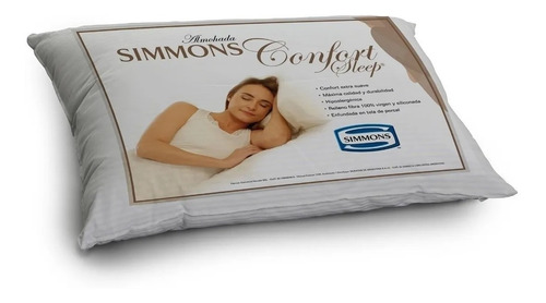 Almohada Simmons Confort Sleep 90x50 Cm Extra Suave