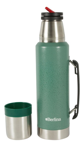 Imagen 2 de 3 de Termo 1.2l De Acero - Pico Cebador, Base Antideslizante