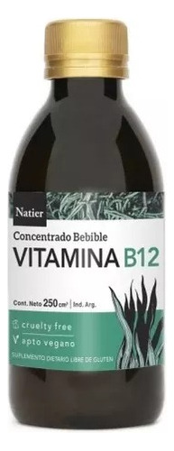 Vitamina B12 Concentrado Bebible X 250cm3 Vegano Sin Tacc Dw