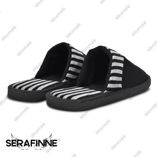 Imagen 3 de 6 de Pantufla Invierno Hombre Frizado Abrigada Ale 45
