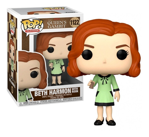 Boneco Funko Pop Beth Harmon C/ Torre Gambito Da Rainha 1122