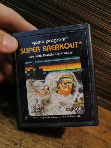 Videojuego Atari 2600 Súper Breakout Creado Por Steve Jobs