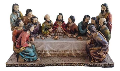 A Estatua Decorativa De Resina De La Última Cena Jesús Y Los