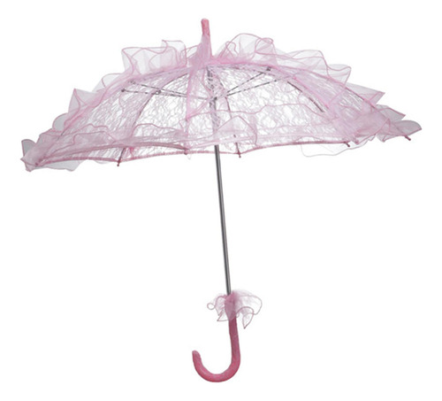 / Renda Artesanal, Decoração De Guarda-sol, Rosa