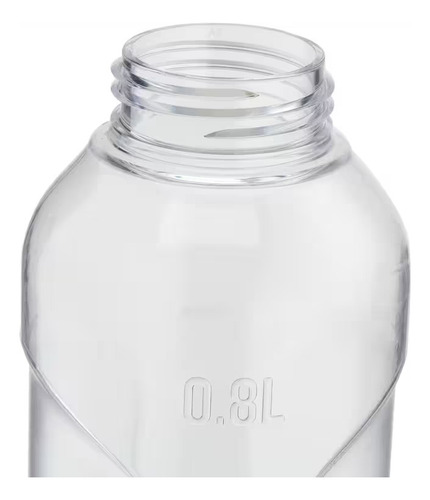 Botella Ecozen Quechua 0,8L con tapón para senderismo