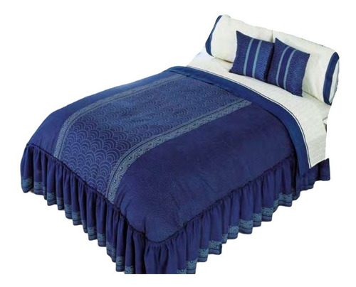Edrecolcha Fabricio King Size C/3 Cojines+sábanas+ Cortinas